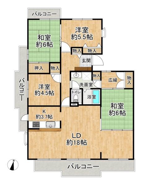 高槻阿武山二番街202号棟