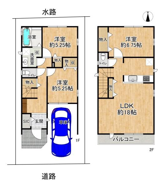 高槻市柱本６丁目の新築一戸建