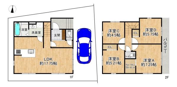 高槻市東五百住町２丁目の新築一戸建