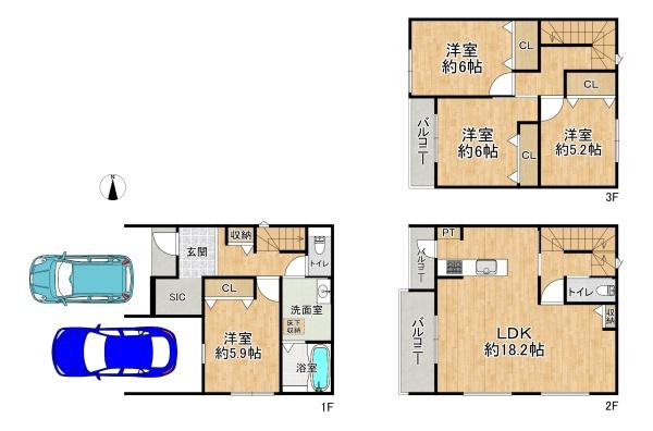 高槻市津之江町２丁目の新築一戸建
