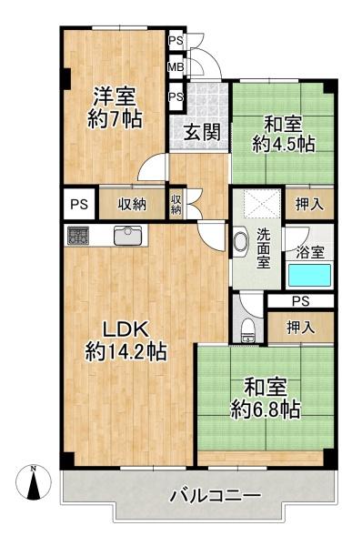 大和サニーハイツ高槻３棟