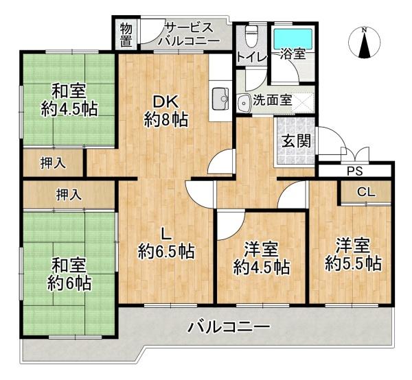 高槻塚原台ハイツ５号棟