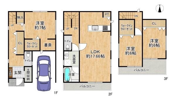 高槻市津之江町３丁目の新築一戸建