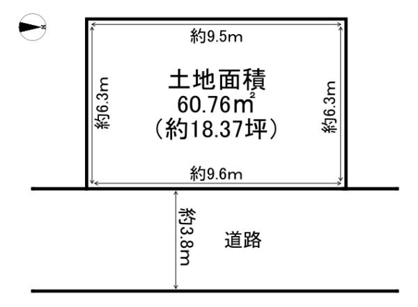 高槻市明野町の売土地