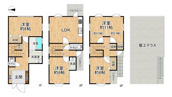 高槻市川添２丁目の中古一戸建て