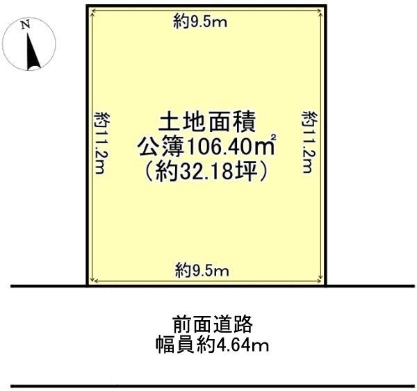 高槻市東城山町の土地