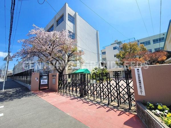 高槻市東城山町の土地(高槻市立清水小学校)