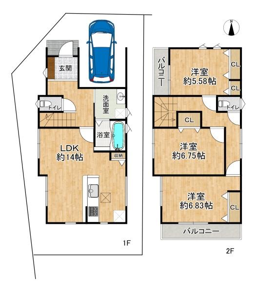 高槻市大和１丁目の新築一戸建