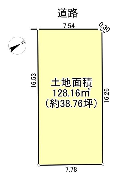高槻市真上町5丁目の売土地