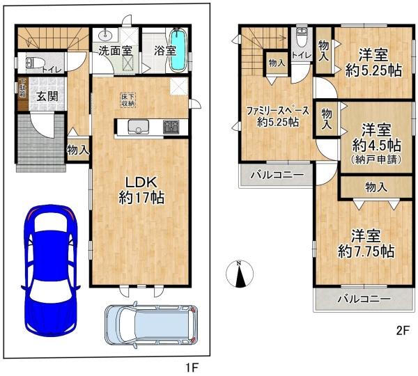 三島郡島本町東大寺３丁目の新築一戸建