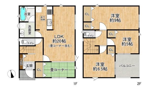 高槻市唐崎中１丁目の新築一戸建