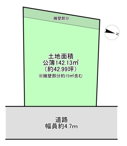 高槻市東城山町の売土地