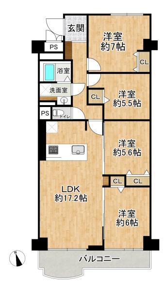コープ野村高槻Ｄ号棟