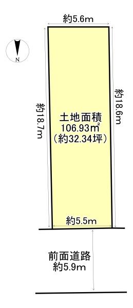 高槻市上本町の売土地