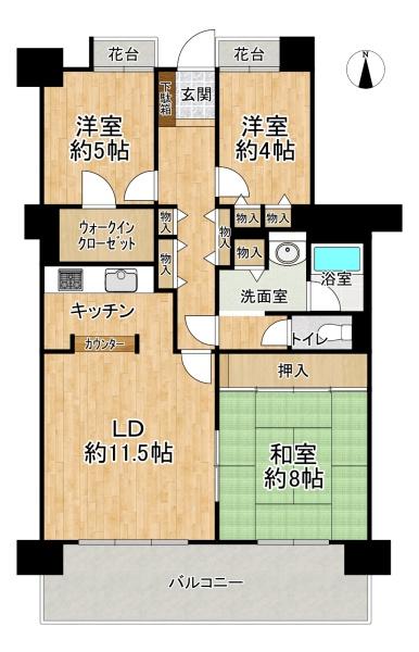 高槻阿武山三番街３０２号棟