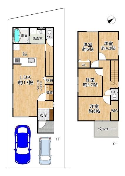 高槻市真上町５丁目の新築一戸建