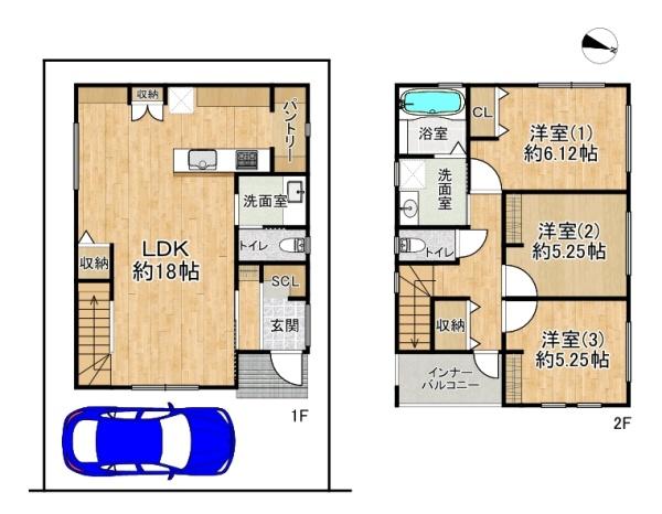 高槻市深沢町１丁目の新築一戸建