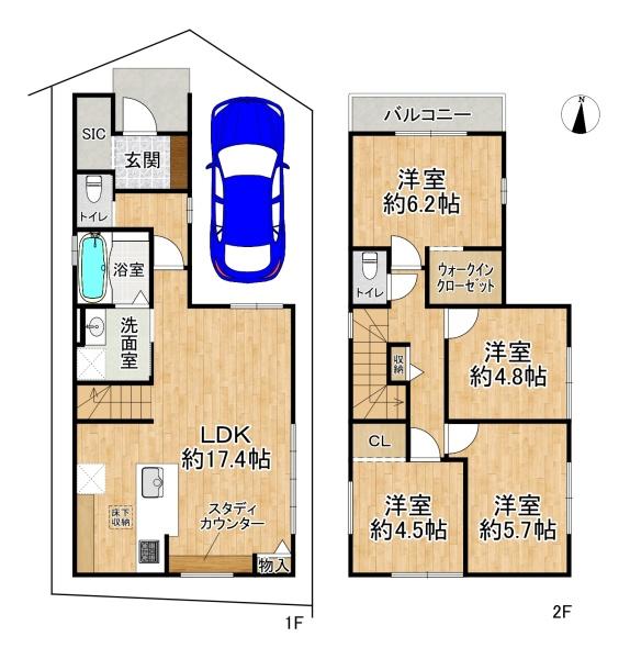 高槻市大塚町５丁目の新築一戸建