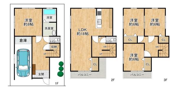 高槻市柱本6丁目の中古一戸建
