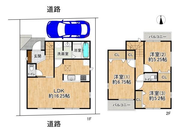 高槻市春日町の新築一戸建