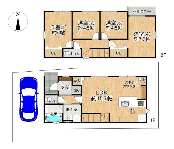 高槻市城西町の新築一戸建