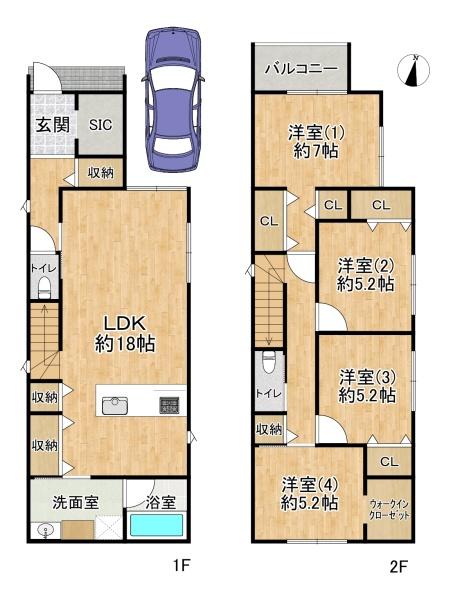 高槻市日吉台六番町の新築一戸建