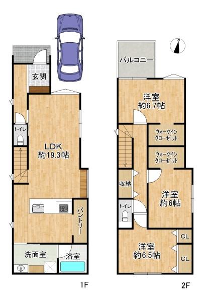 高槻市日吉台六番町の新築一戸建