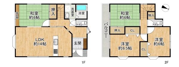 高槻市奈佐原４丁目の中古一戸建