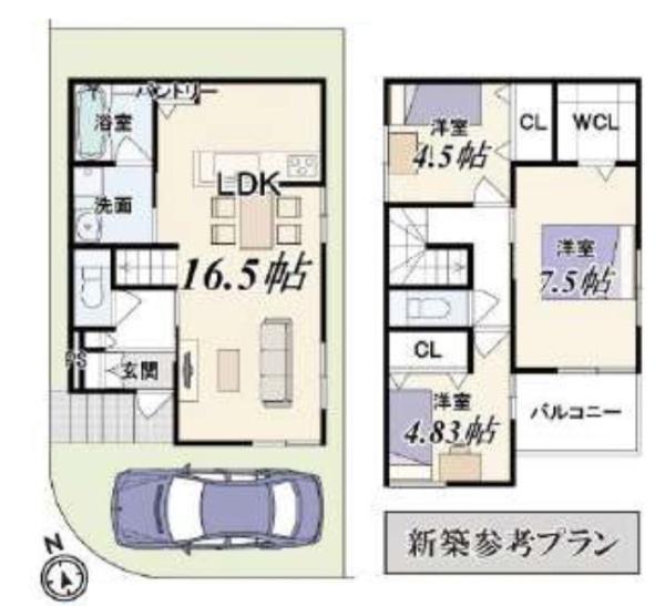 高槻市東上牧２丁目の土地