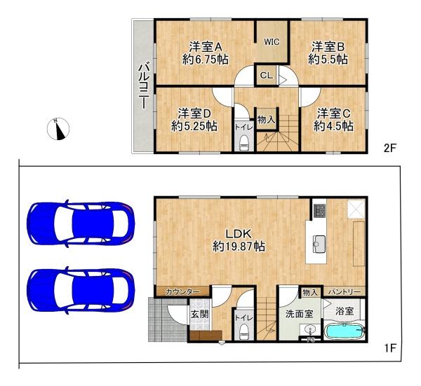 高槻市真上町５丁目の新築一戸建