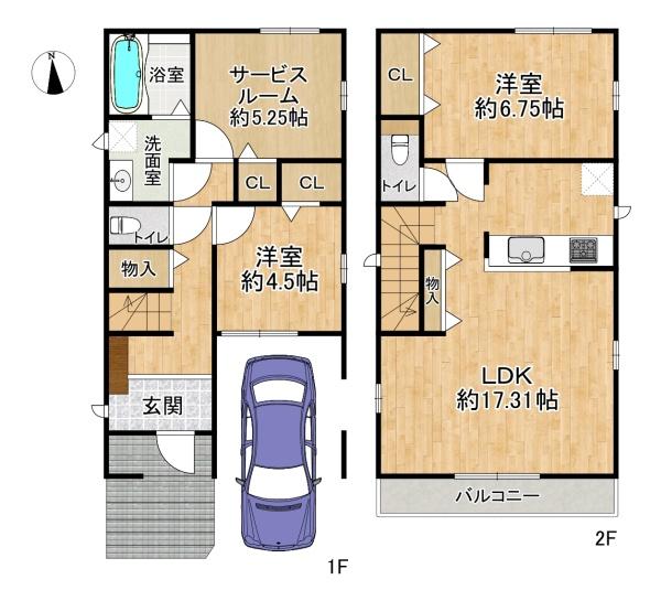 高槻市西冠1丁目の新築一戸建