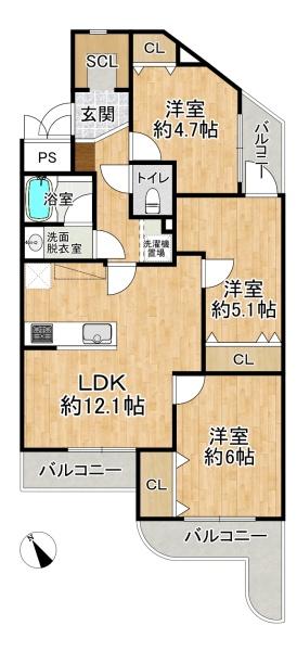 パスコマンション高槻弐番館