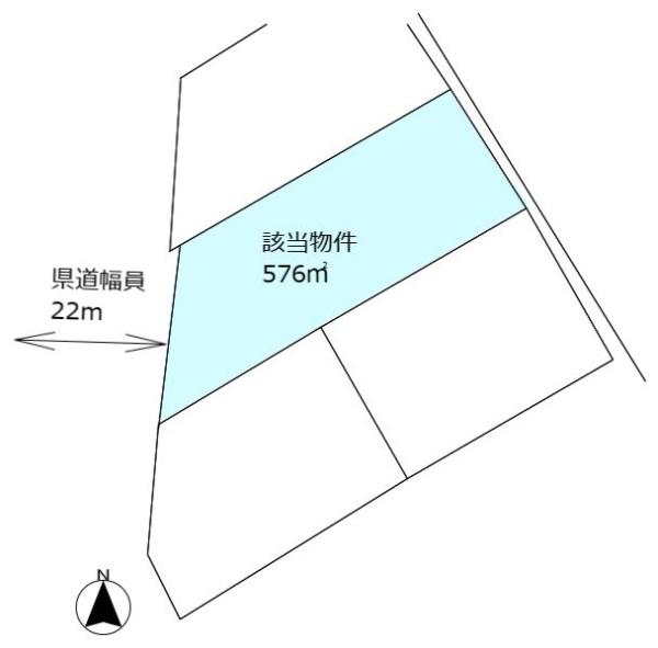 栃木市薗部町3丁目　県道栃木環状線沿い　売土地　事業用地