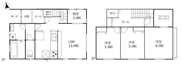下都賀郡壬生町至宝１丁目の中古一戸建て