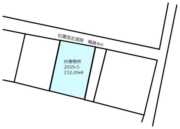 大平町富田　売土地　最寄り駅まで徒歩８分