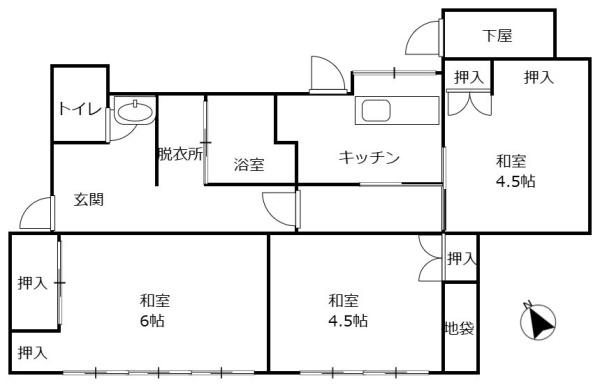 河内郡上三川町　オーナーチェンジ　中古戸建