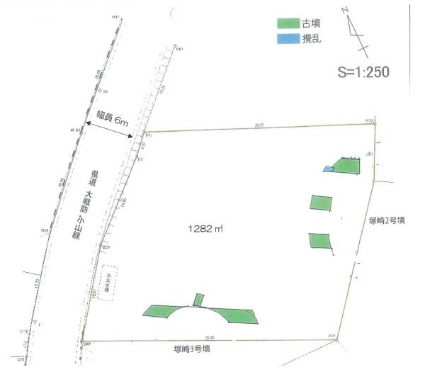 小山市大字塚崎　売土地　県道大戦防小山線