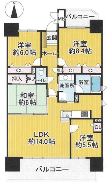 ポレスター福知山弐番館　11階