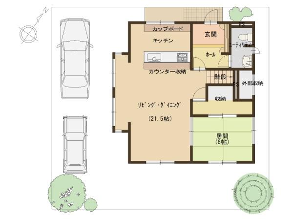 福知山市字榎原茅ノ台の中古一戸建