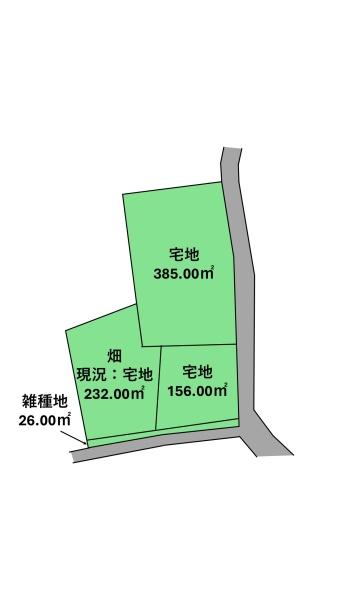 字厚　古屋付き土地