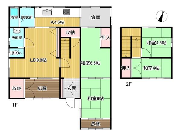福知山市鴨野町　中古戸建