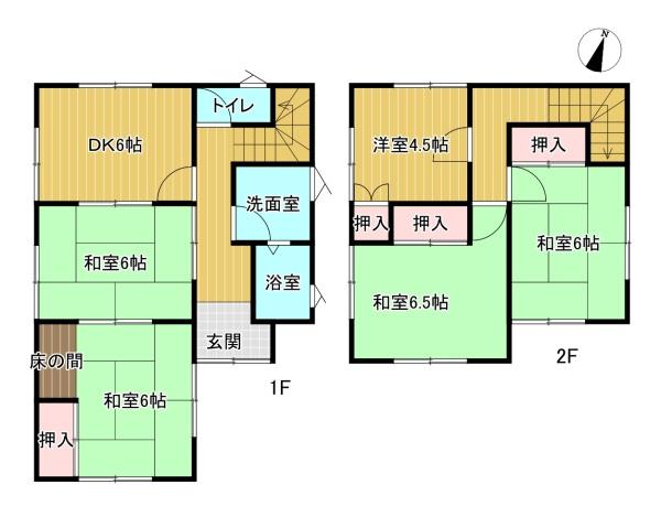 福知山市字天田旭が丘の中古一戸建て