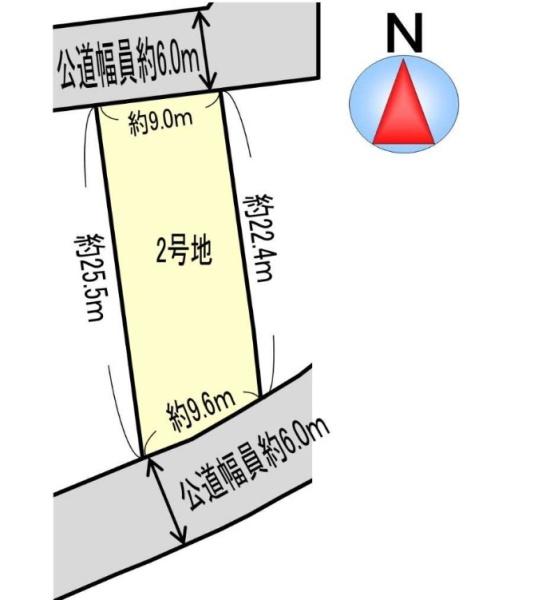 マストタウン綾部上延2号地（売地）