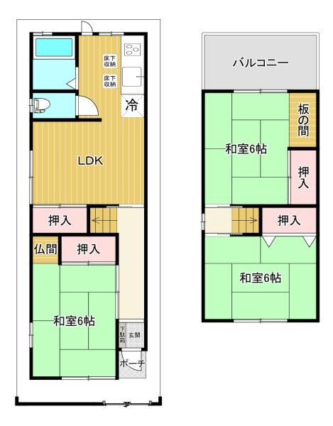 大阪市港区港晴４丁目の中古一戸建