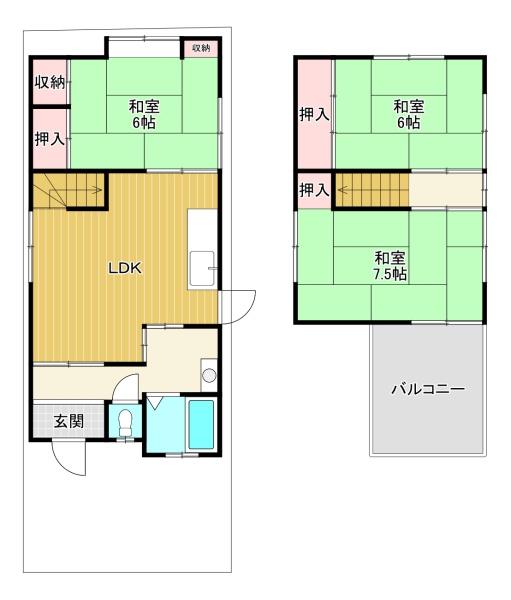 枚方市松丘町の中古一戸建