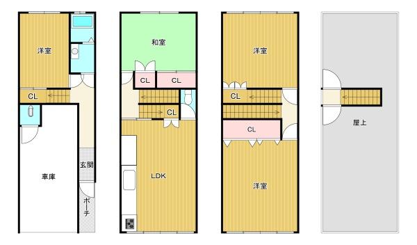 大阪市都島区都島中通３丁目の中古一戸建