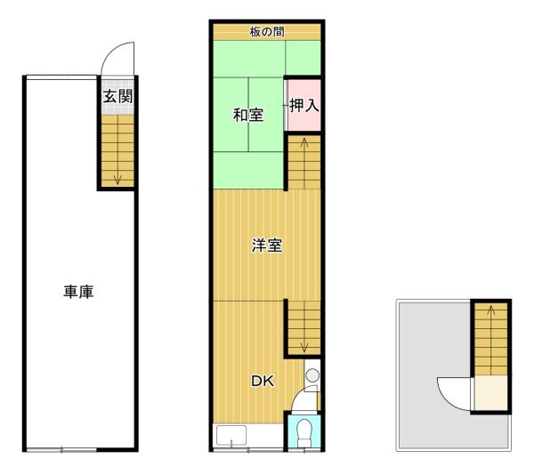 大阪市港区市岡４丁目の中古テラスハウス