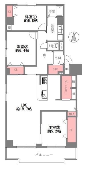 南宝塚ビューハイツ南4棟