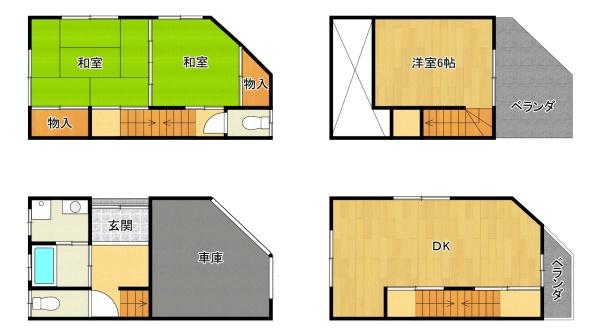 大阪市大正区南恩加島３丁目の中古一戸建て