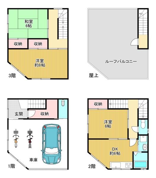 東大阪市足代３丁目の中古一戸建